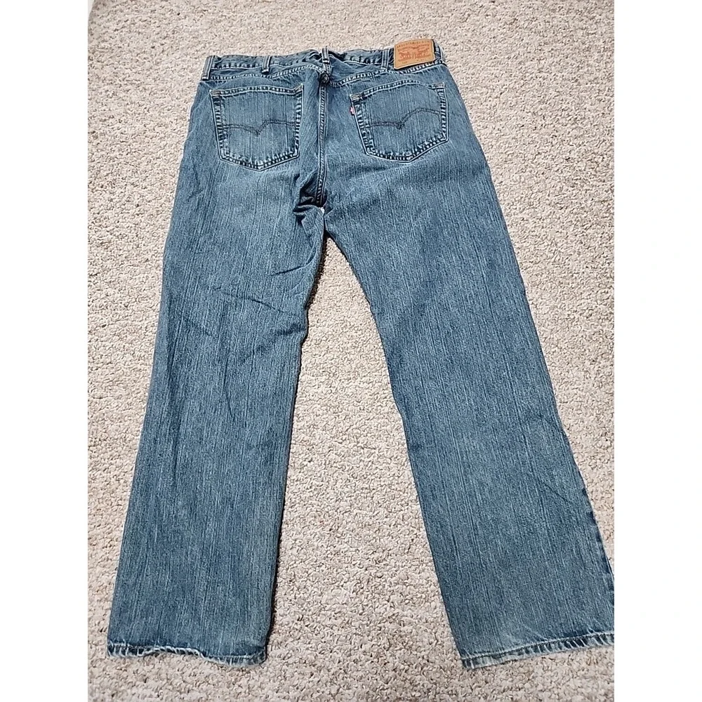 Levi's 559 Jeans Mens 40x32 Relaxed Straight Med‎ Wash Fade 38x31 Measured